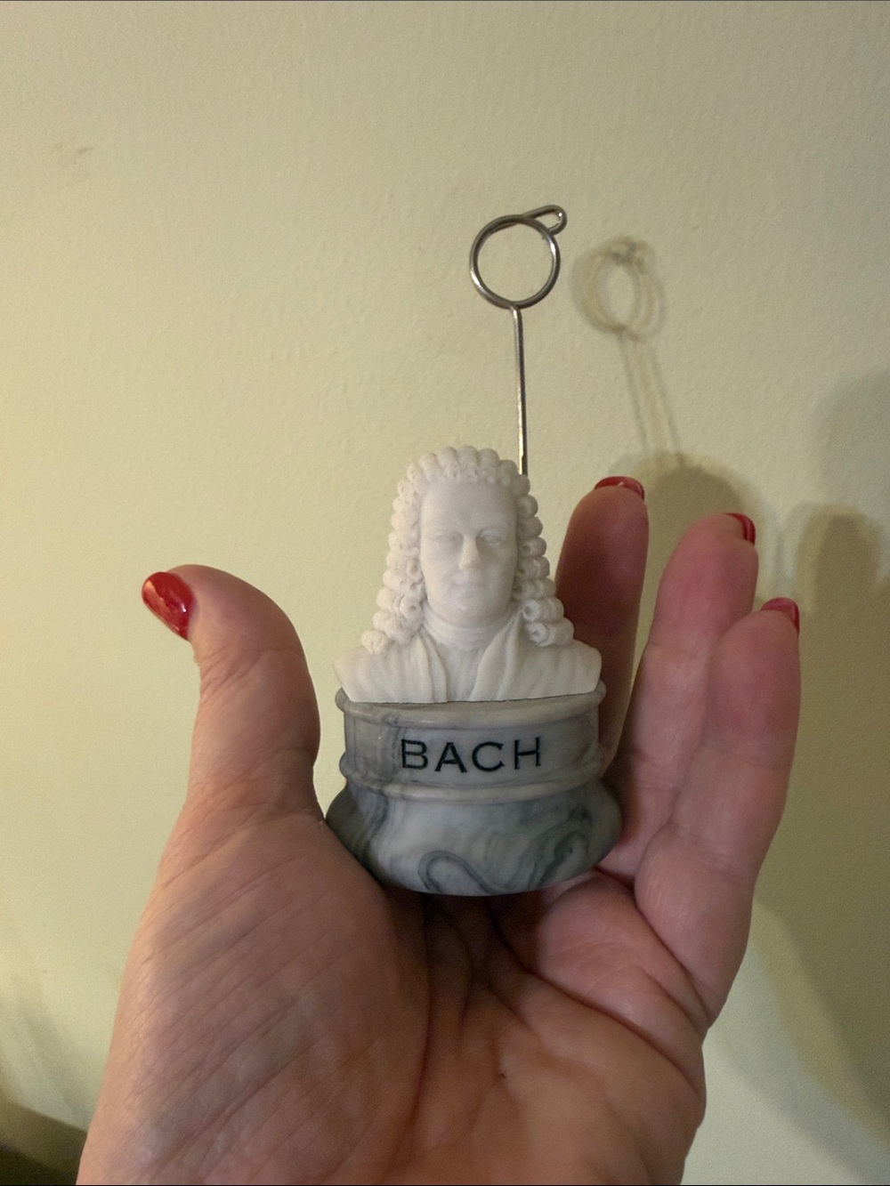 Great Composers Memo Holders Set of 3 Mozart Bach Beethoven Busts 2003 - Picture 9 of 10